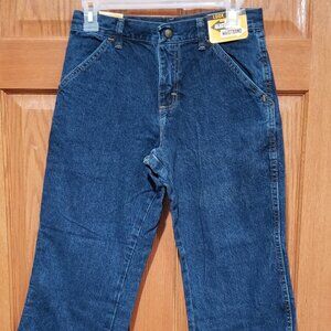 Legendary Gold Boys 10 Husky Utility Adjustable Waist Blue Denim Jeans NWT NEW